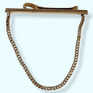 Vintage Krementz USA Tie Clip Chain